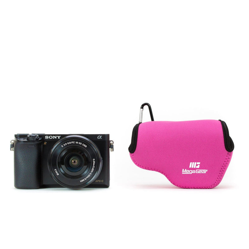 Amazon.com : JJC Sky Blue Water Resistant Ultra Light Neoprene Camera Case  Pouch Bag, Compatible: Sony a6600 a6500 a6400 a6300 a6100 a6000 a5100  +16-50mm Pancake Lens & Panasonic LX100 LX100 II Sigma